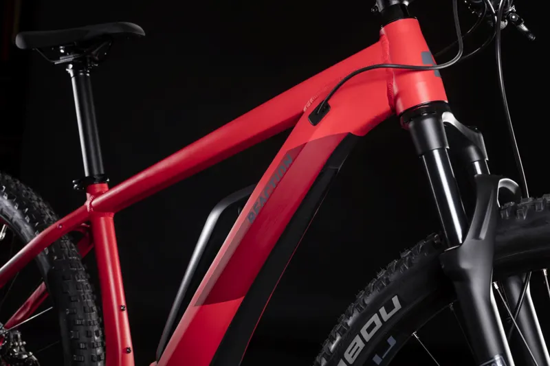 2019 Cube Reaction Hybrid Race 500 Mens Electric Mountain Bike in Red-2