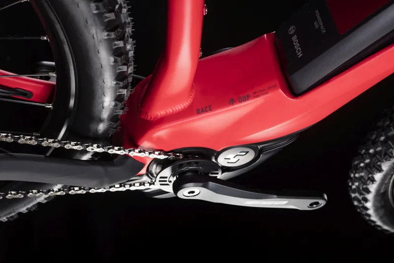 2019 Cube Reaction Hybrid Race 500 Mens Electric Mountain Bike in Red-4