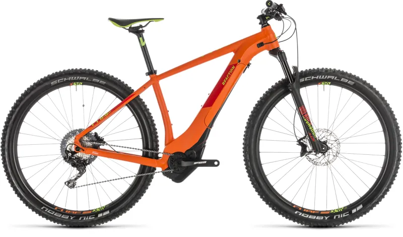 2019 Cube Reaction Hybrid Sl 500 Kiox Men Electric Mountain Bike Orange