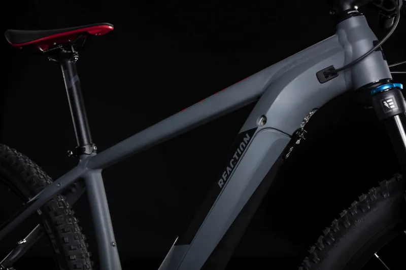 2019 Cube Reaction Hybrid Slt 500 Kiox Electric Mountain Bike Grey-1