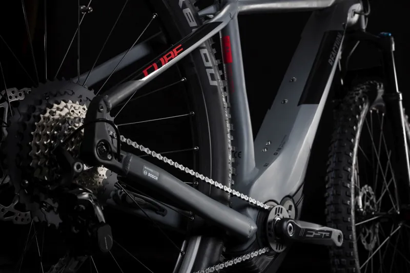 2019 Cube Reaction Hybrid Slt 500 Kiox Electric Mountain Bike Grey-2