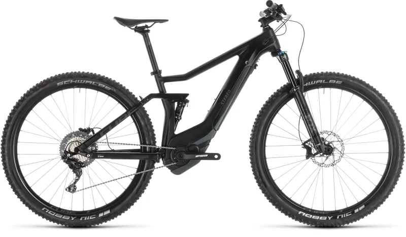 2019 Cube Stereo Hybrid 120 Hpc Sl K Electric FS Mountainbike in Black