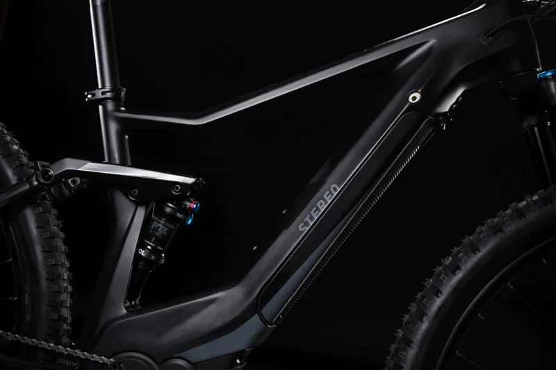 2019 Cube Stereo Hybrid 120 Hpc Sl K Electric FS Mountainbike in Black-2