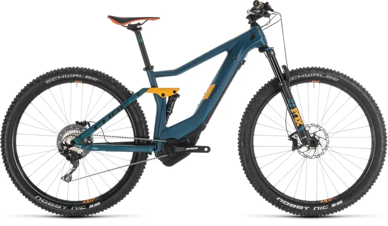 2019 Cube Stereo Hybrid 120 Hpc Sl K Electric FS Mountainbike in Blue