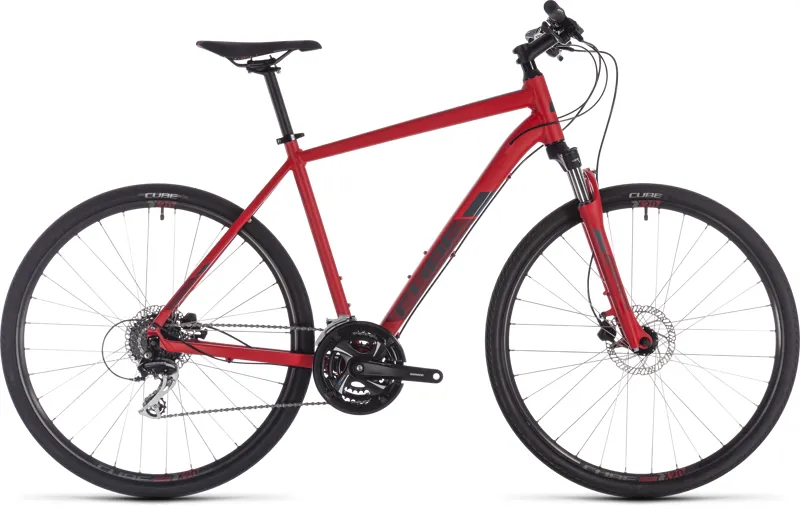 2019 Cube Nature Hybrid bike in Red