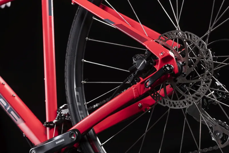 2019 Cube Nature Hybrid bike in Red-2