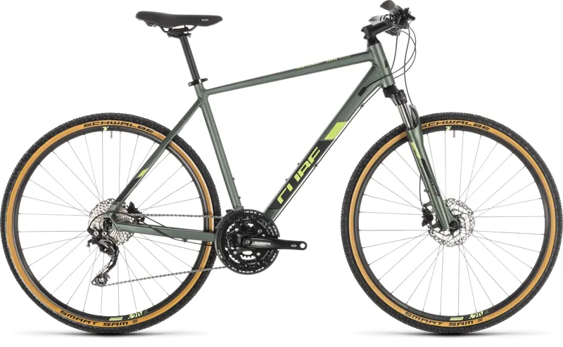 2019 Cube Nature Exc Hybrid bike in Green