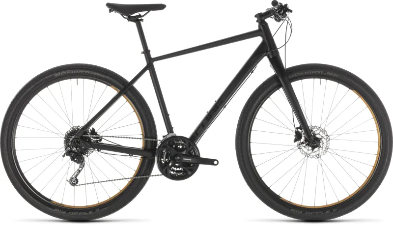 2019 Cube Hyde Mens Hybrid Bike in Black