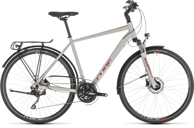 2019 Cube Touring Exc Hybrid bike in Grey