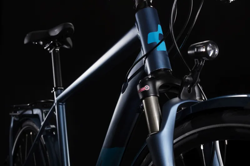 2019 Cube Kathmandu Pro Hybrid bike in Blue-1