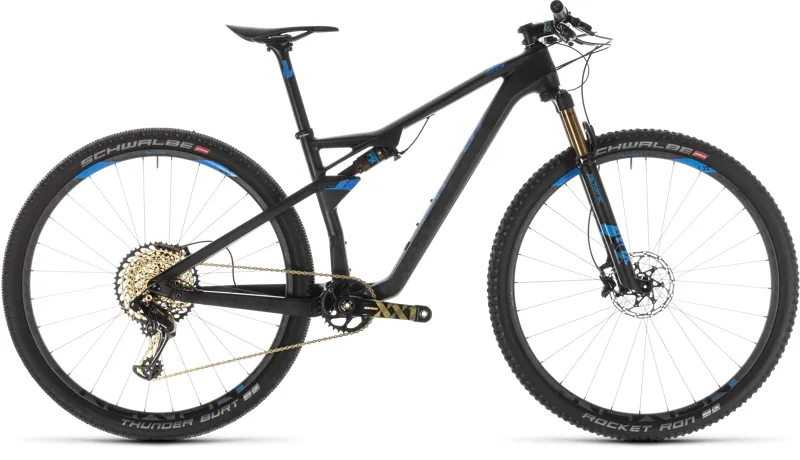 2019 Cube AMS 100 C:68 SLT 29 Carbon Mountain Bike in Black