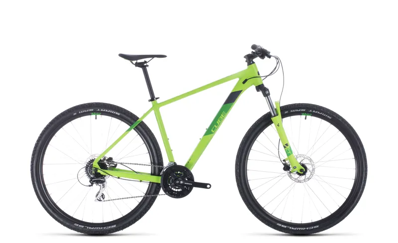 2020 Cube Aim Pro Hardtail Mountain Bike in Green