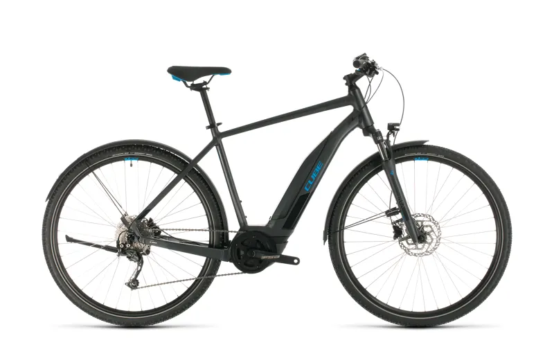 2020 Cube Nature Hybrid One 500 Allroad Electric Bike in Grey
