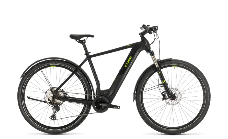 2020 Cube Cross Hybrid Race 625 Allroad Electric Hybrid Bike in Black