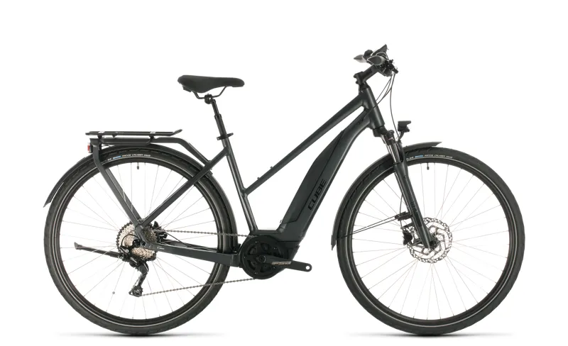 2020 Cube Touring Hybrid Pro 500 Electric Hybrid Bike in Black