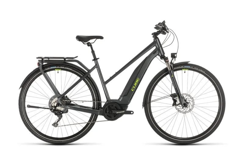 2020 Cube Touring Hybrid EXC 500 Electric Hybrid Bike in Grey