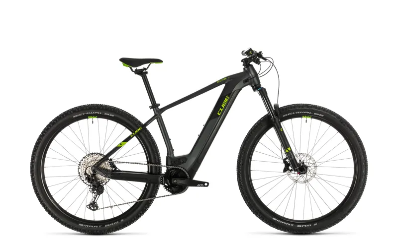 2020 Cube Reaction Hybrid EXC 625 Hardtail eMountain Bike in Grey
