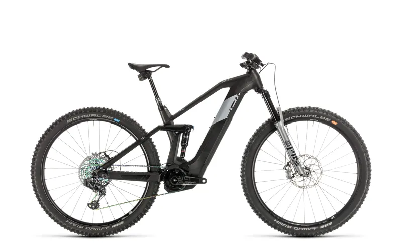 2020 Cube Stereo Hybrid 140 Hpc Slt 625 Carbon Electric FS MTB in Grey