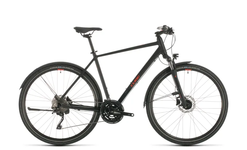 2020 Cube Nature Exc Allroad Hybrid Bike in Black