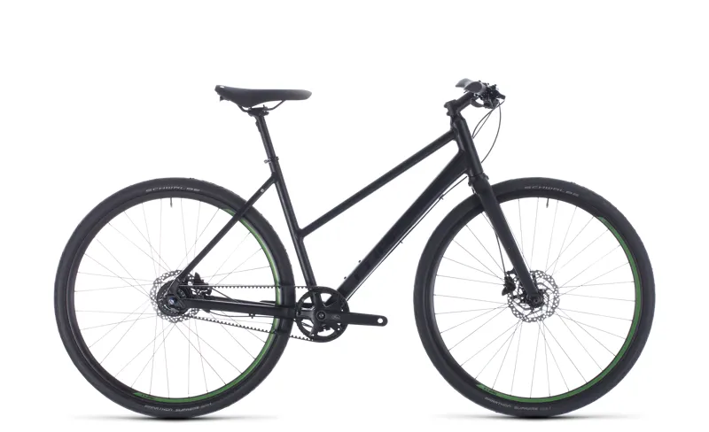 2020 Cube Hyde Race Flat Bar Hybrid Bike in Black