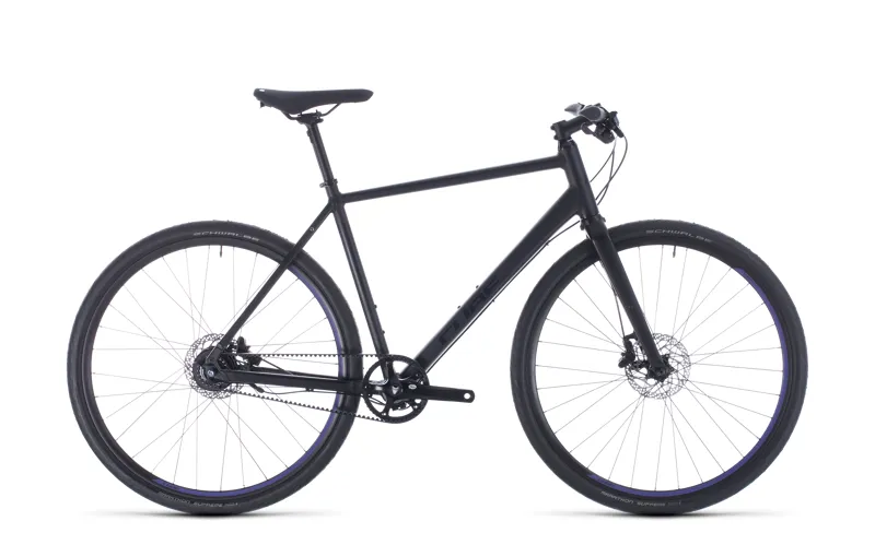 2020 Cube Editor Flat Bar Urban Hybrid in Black