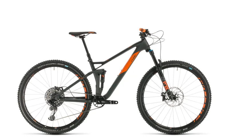 2020 Cube Stereo 120 Hpc Tm 29 Carbon FS Mountain Bike in Grey