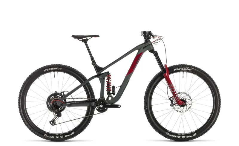2020 Cube Stereo 170 Tm 29 Full Suspension Mountain Bike in Grey
