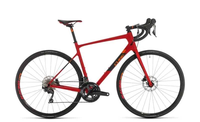 2020 Cube Attain GTC SL Carbon Endurance Road Bike in Red