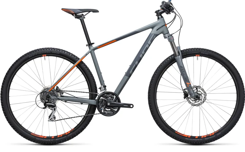 2017 CUBE AIM RACE GREY/FLASHORANGE