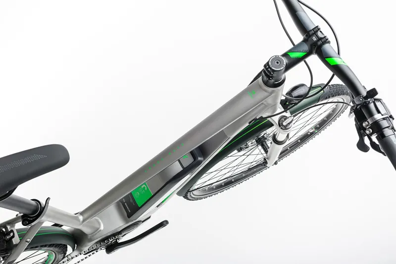 2017 CUBE CROSS ALLROAD HYBRID RACE 500 SILVER/FLASH GREEN-2