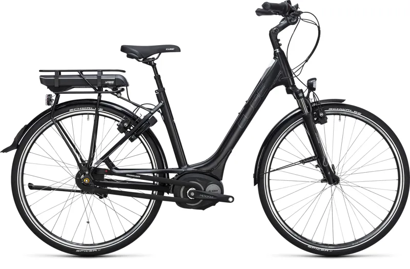 2017 CUBE TRAVEL HYBRID 400 BLACK/WHITE