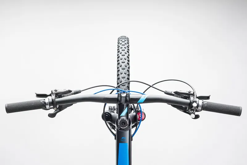 2017 CUBE STEREO 120 RACE HPA MENS FULL SUSPENSION MTB BLACK/BLUE-1