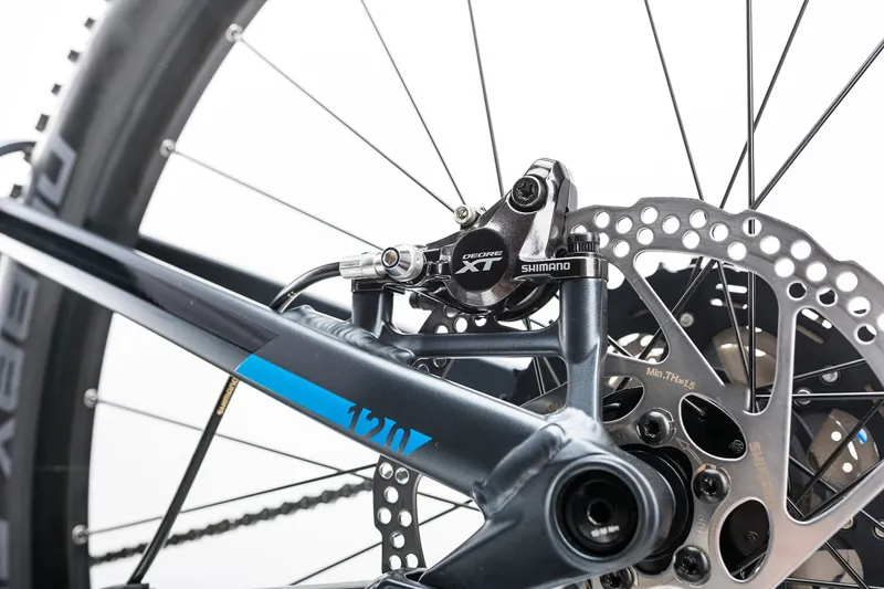 2017 CUBE STEREO 120 RACE HPA MENS FULL SUSPENSION MTB BLACK/BLUE-10