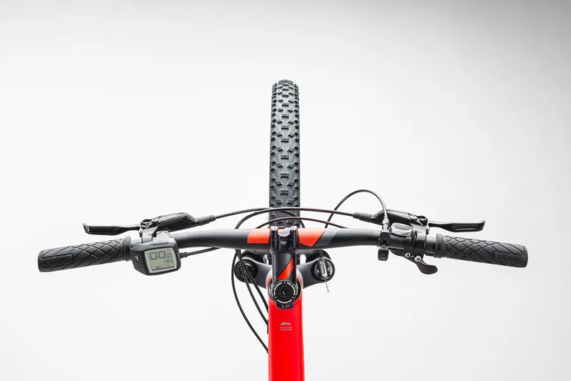 2017 CUBE REACTION HYBRID HPA PRO 400 GREY/RED ELECTRIC BIKE-1