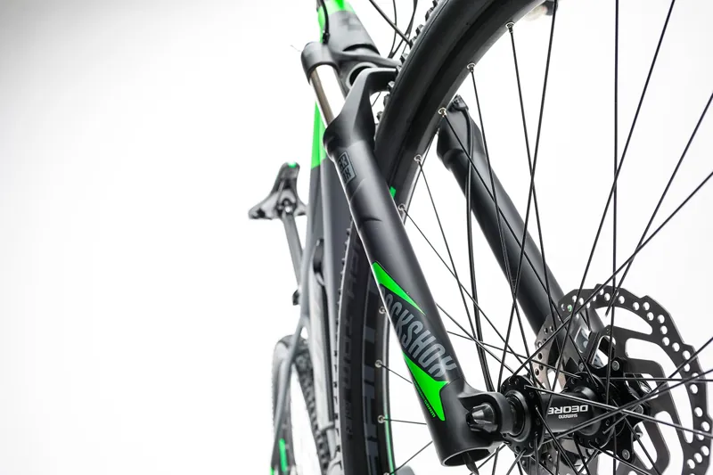 2017 CUBE REACTION HYBRID HPA RACE 500 GREY/GREEN ELECTRIC BIKE-10