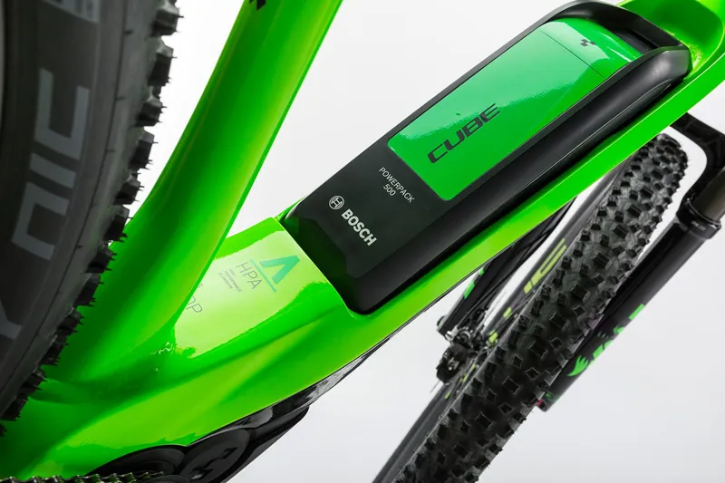 2017 CUBE REACTION HYBRID HPA SLT 500 FLASH GREEN ELECTRIC BIKE-4