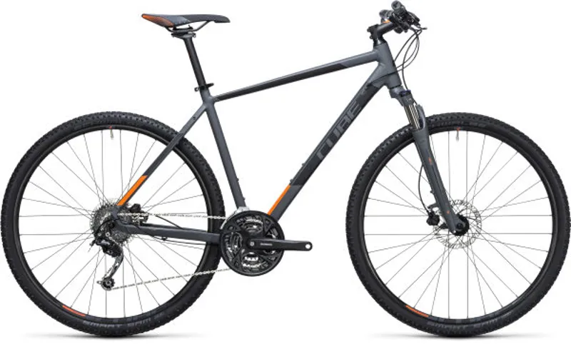 2017 CUBE CURVE PRO GREY/FLASH ORANGE