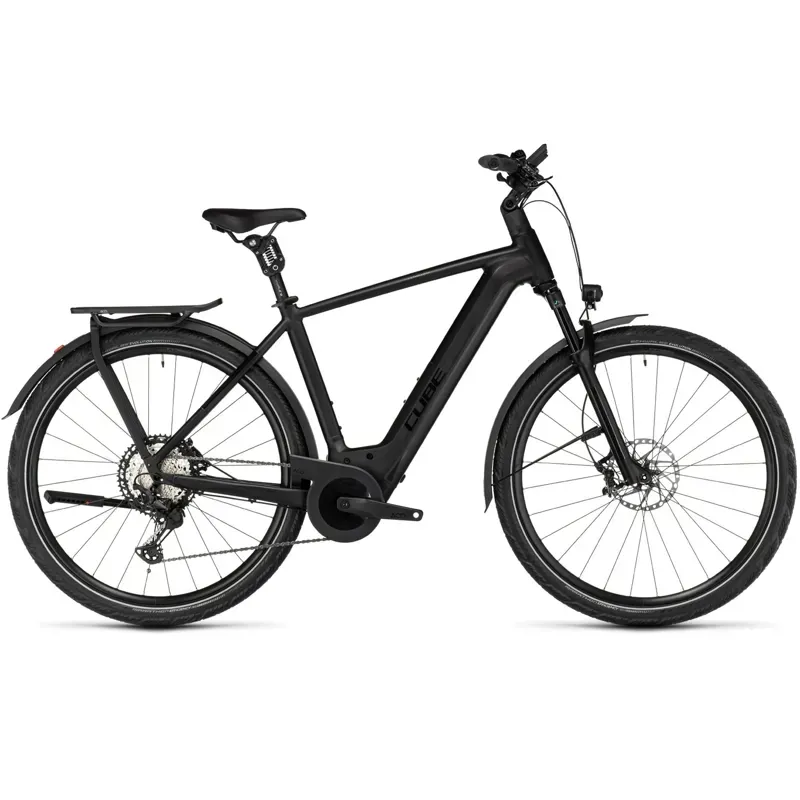 2024 Cube Kathmandu Hybrid SLT 750 Trekking eBike in Black/Metal