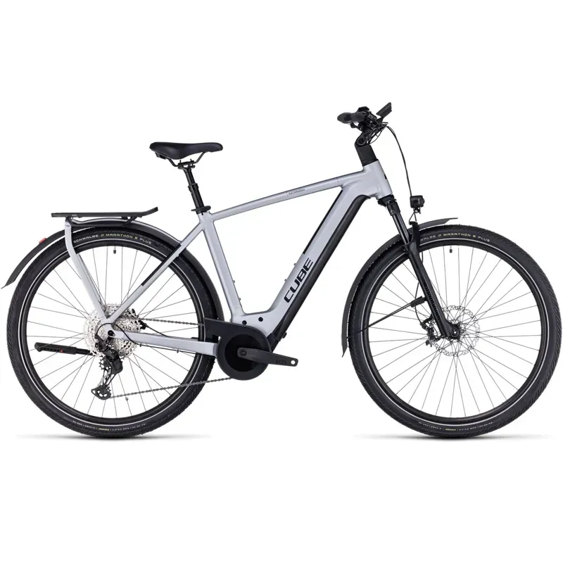 2024 Cube Kathmandu Hybrid SLX 750 Trekking eBike in Polar Silver