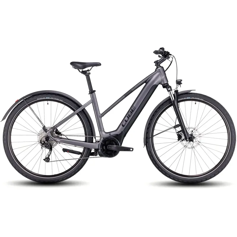Cube Nuride Hybrid Performance 625 Allroad eTouring Bike in Graphite-1