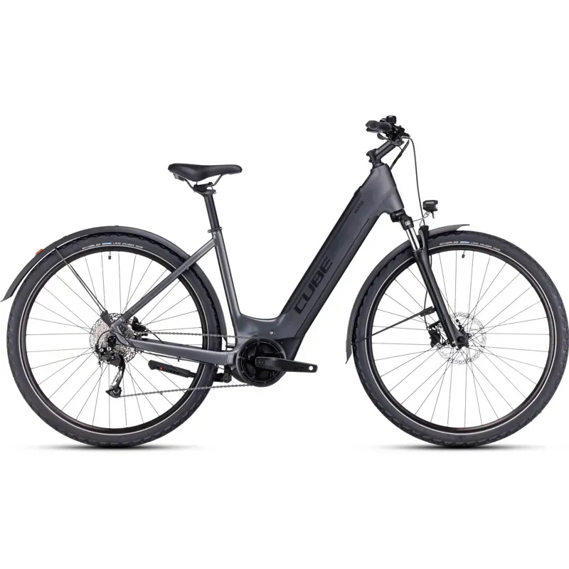 Cube Nuride Hybrid Performance 625 Allroad eTouring Bike in Graphite-2