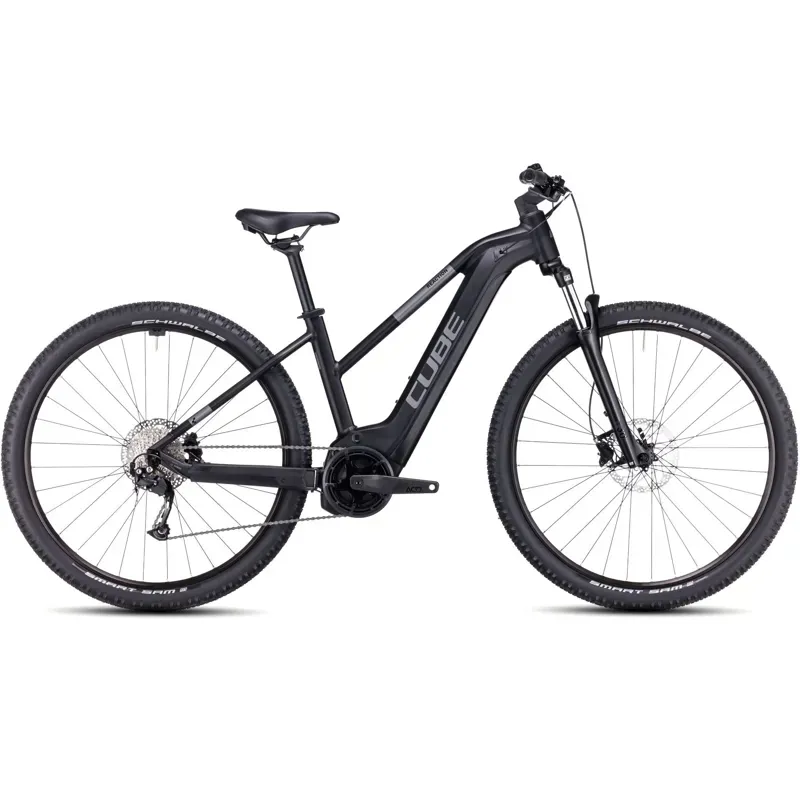 Cube Reaction Hybrid Performance 625 Pro Electric Bike in Black/Grey-1