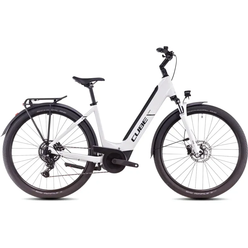 2025 Cube Touring Hybrid One 625 EE Electric Bike in Cotton/Black