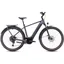2025 Cube Touring Hybrid Pro 625 Electric Bike in Metallic Grey/Chrome