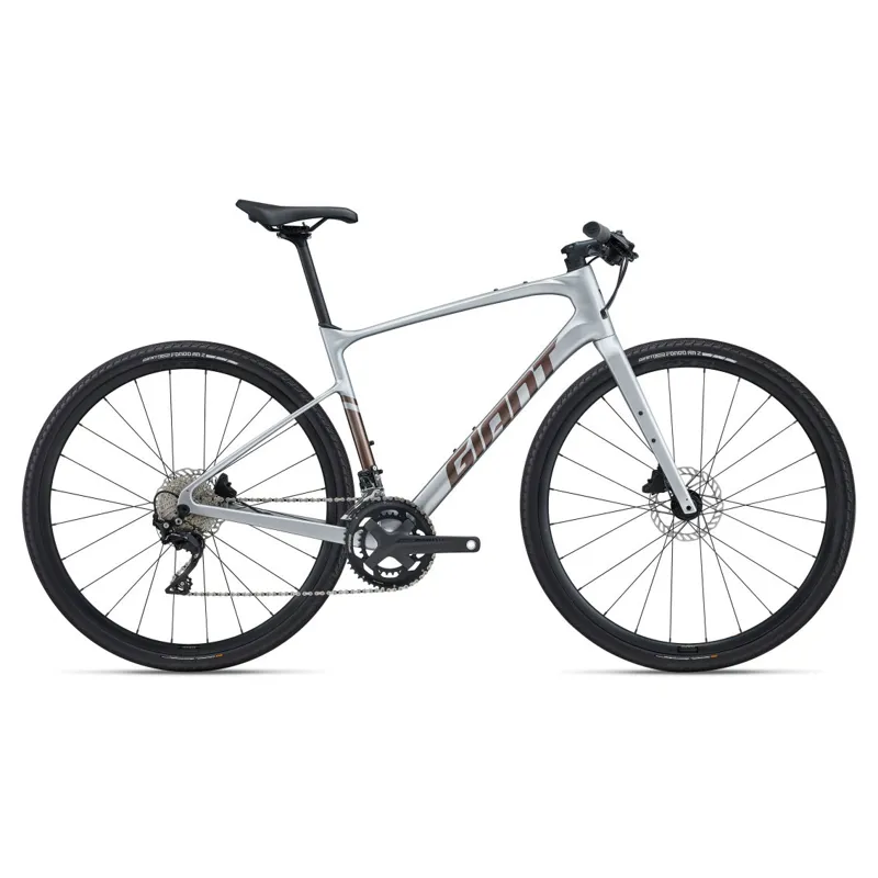 2023 Giant FastRoad AR Advanced 1 Fitness Bike in Silver