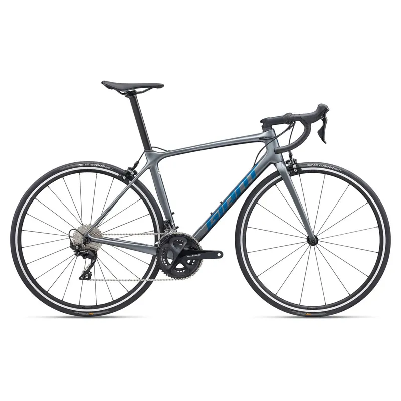 2024 Giant TCR Advanced 2 Performance Road Bike in Charcoal