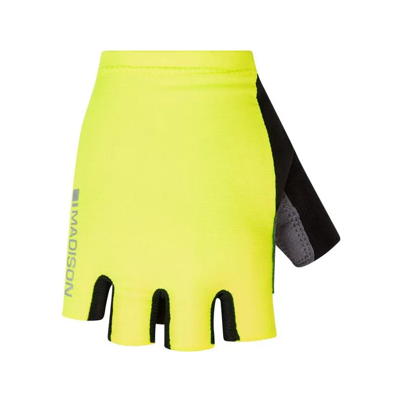 Madison Freewheel Mitts in HiViz Yellow