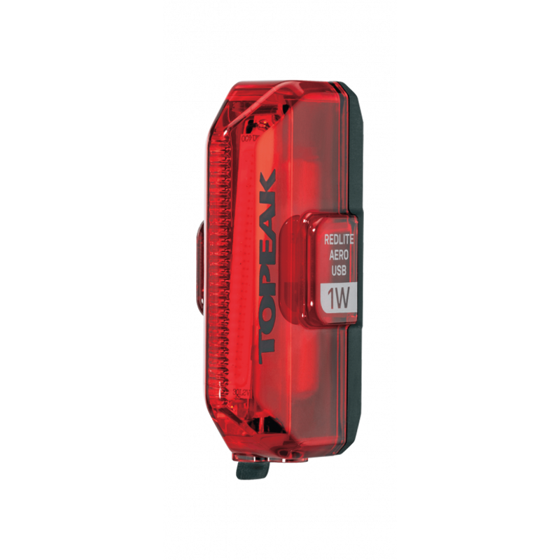 Topeak Redlite Aero USB 1W Rear Light in Red/Black