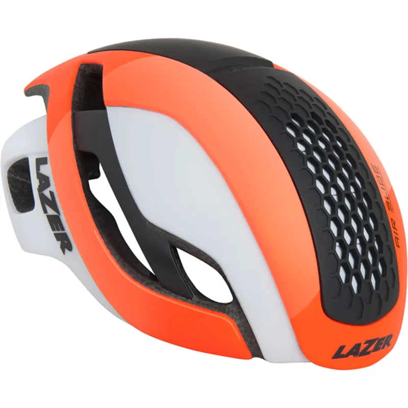 Lazer Bullet Aero Helmet in Orange and White