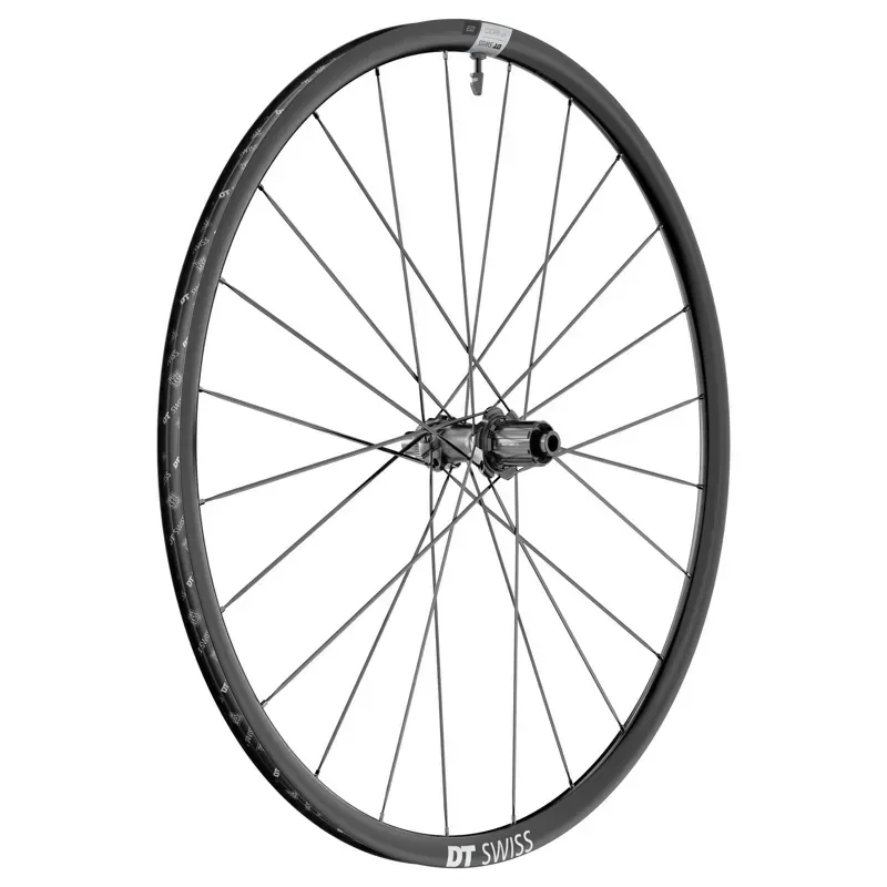 DT Swiss P 1800 Spline Disc 700c 12x142 HG11 Rd Rear Wheel in Black